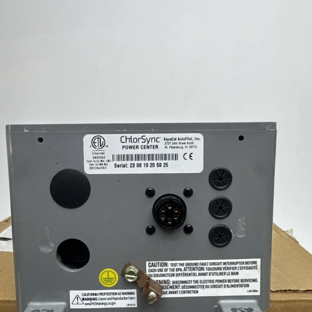 AutoPilot ChlorSync Salt Chlorine Generator Power Center ECP0312